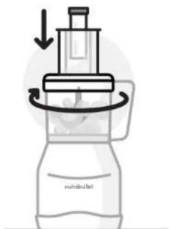 NUTRIBULLET Triple Prep System - Χρήση της λεπίδας ανάμειξης: - 5