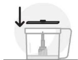 NUTRIBULLET Triple Prep System - Използване на реверсивния диск за рязане/раздробяване: - 2