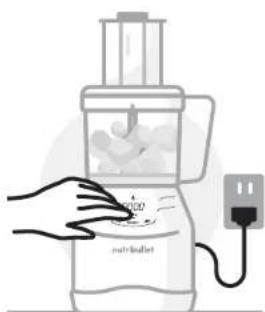 NUTRIBULLET Triple Prep System - Korišćenje sečiva za testo: - 4