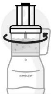 NUTRIBULLET Triple Prep System - Použití krájecího nože: - 11