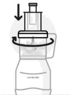 NUTRIBULLET Triple Prep System - Използване на острието за месене: - 5