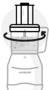 NUTRIBULLET Triple Prep System - Korzystanie z ostrza do ciasta: - 8