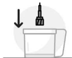 NUTRIBULLET Triple Prep System - Použití přehazovacího kotouče na krájení a řezání na kousky: - 1