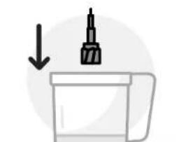 NUTRIBULLET Triple Prep System - Použitie čepele na cesto: - 1