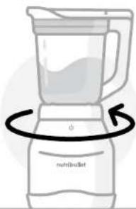 NUTRIBULLET Triple Prep System - Uso de la jarra de batido - 6