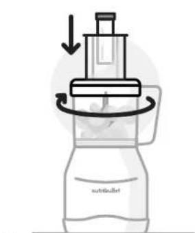 NUTRIBULLET Triple Prep System - Använda hackbladet: - 5