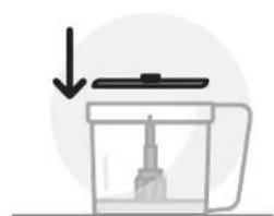 NUTRIBULLET Triple Prep System - Ús del disc reversible per tallar: - 2
