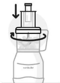 NUTRIBULLET Triple Prep System - Använda degbladet: - 4