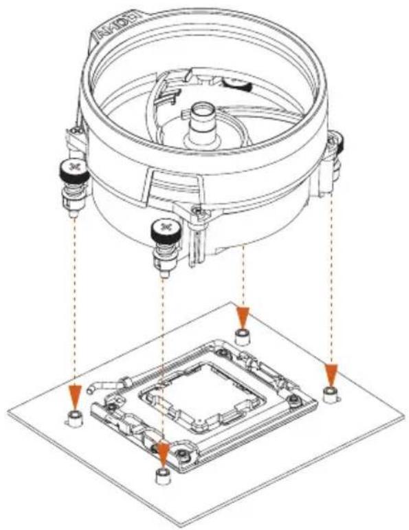 ASROCK DeskMeet X600 - Installing the CPU Cooler - 3