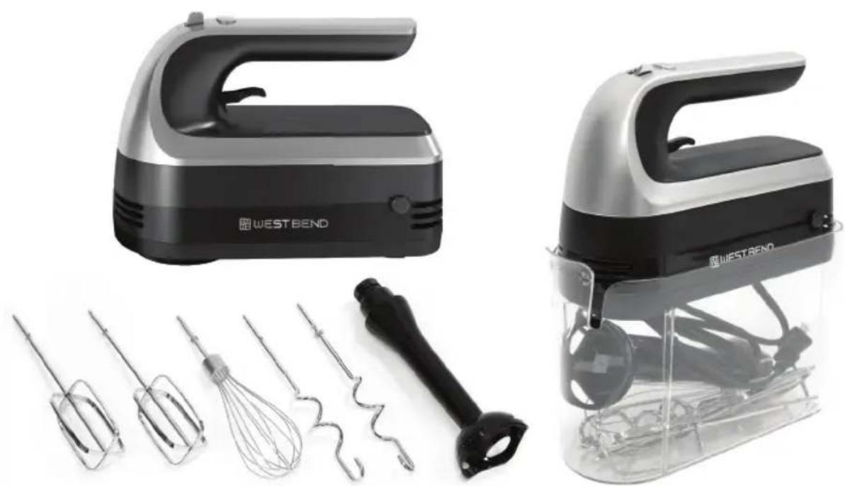 WestBend HMWB6SBK13 - SET DE PREPARACIÓN 2-EN-1 HANDMIXERPLUS™ - 1
