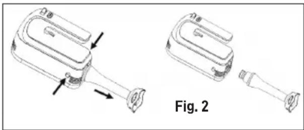 WestBend HMWB6SBK13 - Para usar la varilla mezcladora de inmersión: - 2