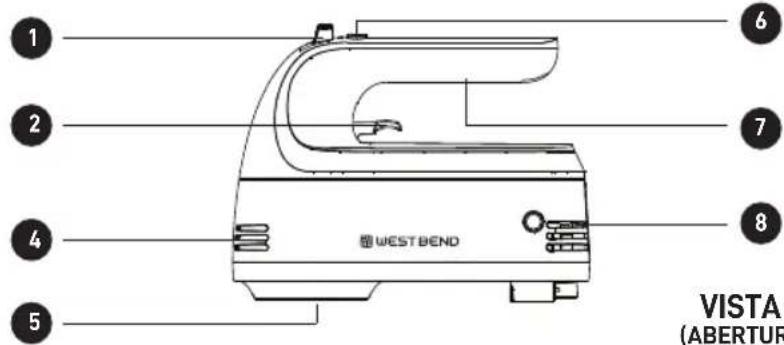 WestBend HMWB6SBK13 - DIAGRAMA DEL PRODUCTO - 1