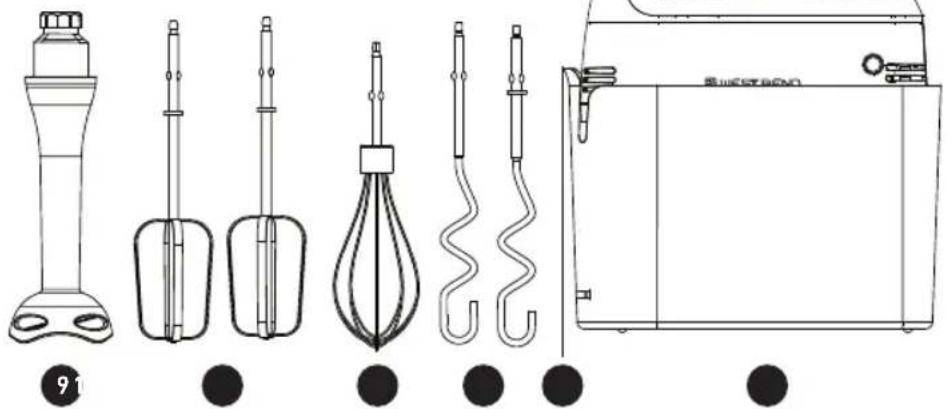 WestBend HMWB6SBK13 - DIAGRAMA DEL PRODUCTO - 2