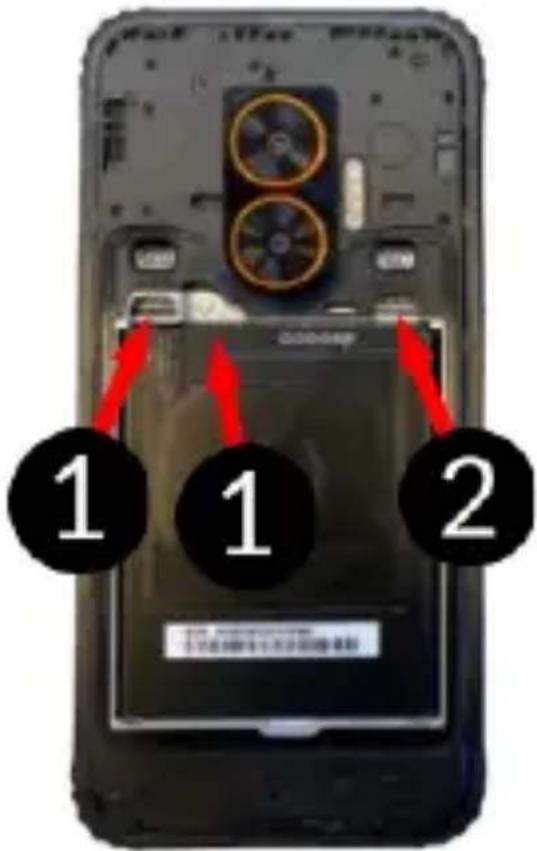 Hammer BLADE V 5G - Inštalácia karty SIM - 1
