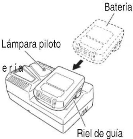 Batería Lámpara piloto ería Riel de guía