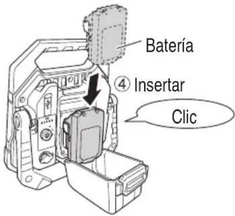 Batería ④ Insertar Clic