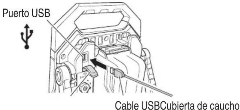 Puerto USB Cable USBCubierta de caucho