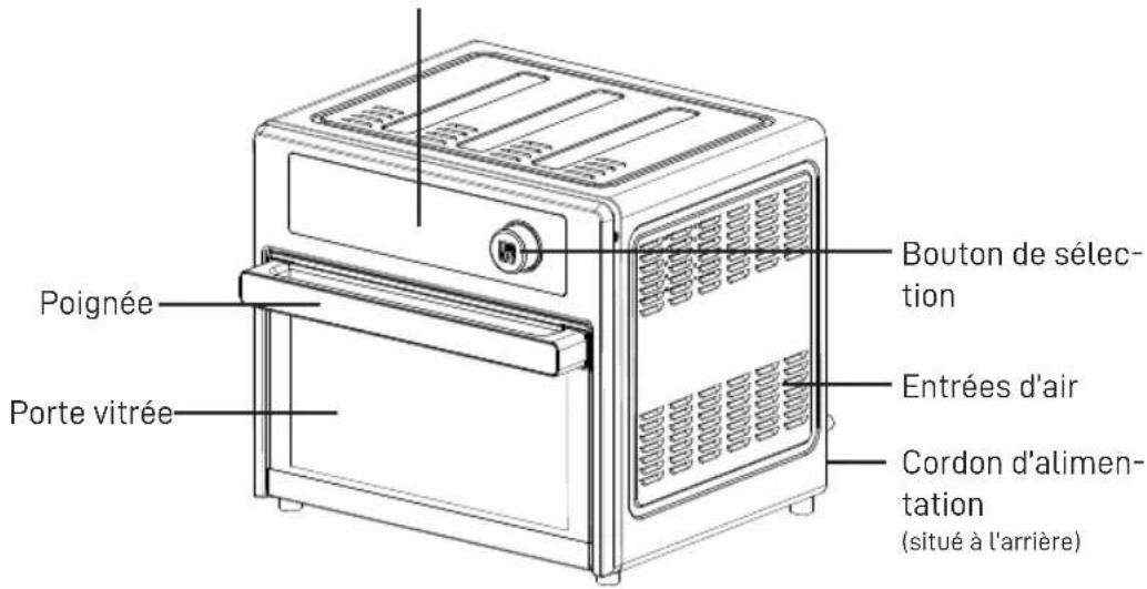 WestBend AFWB26BK13 - DIAGRAMME DU PRODUIT - 1