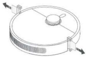 Xiaomi Robot Vacuum X10 - Rimuovere i rivestimenti protettivi - 1