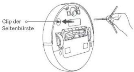 Xiaomi Robot Vacuum X10 - Die Seitenbürste montieren - 1