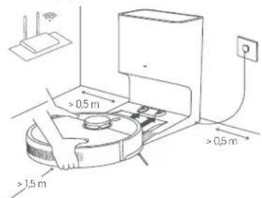Xiaomi Robot Vacuum X10 - Placer robotstøvsugeren - 1