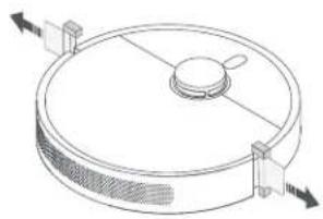 Xiaomi Robot Vacuum X10 - Poista suojukset - 1