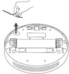 Xiaomi Robot Vacuum X10 - Šoninis šepetys\* Rekomenduojama valyti kas dvi savaites. - 1