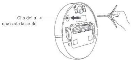 Xiaomi Robot Vacuum X10 - Installare la spazzola laterale - 1