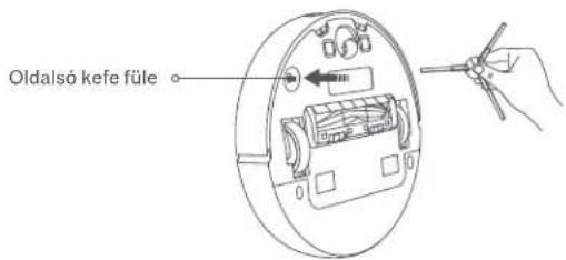 Xiaomi Robot Vacuum X10 - Az oldalsó kefe felszerelése - 1