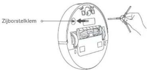 Xiaomi Robot Vacuum X10 - De zijborstel bevestigen - 1