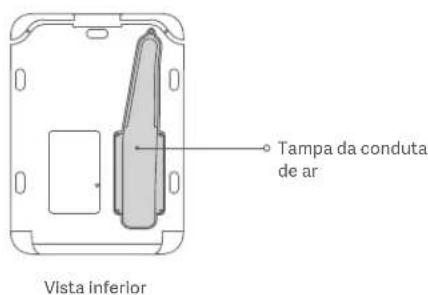 Tampa da conduta de ar Vista inferior
