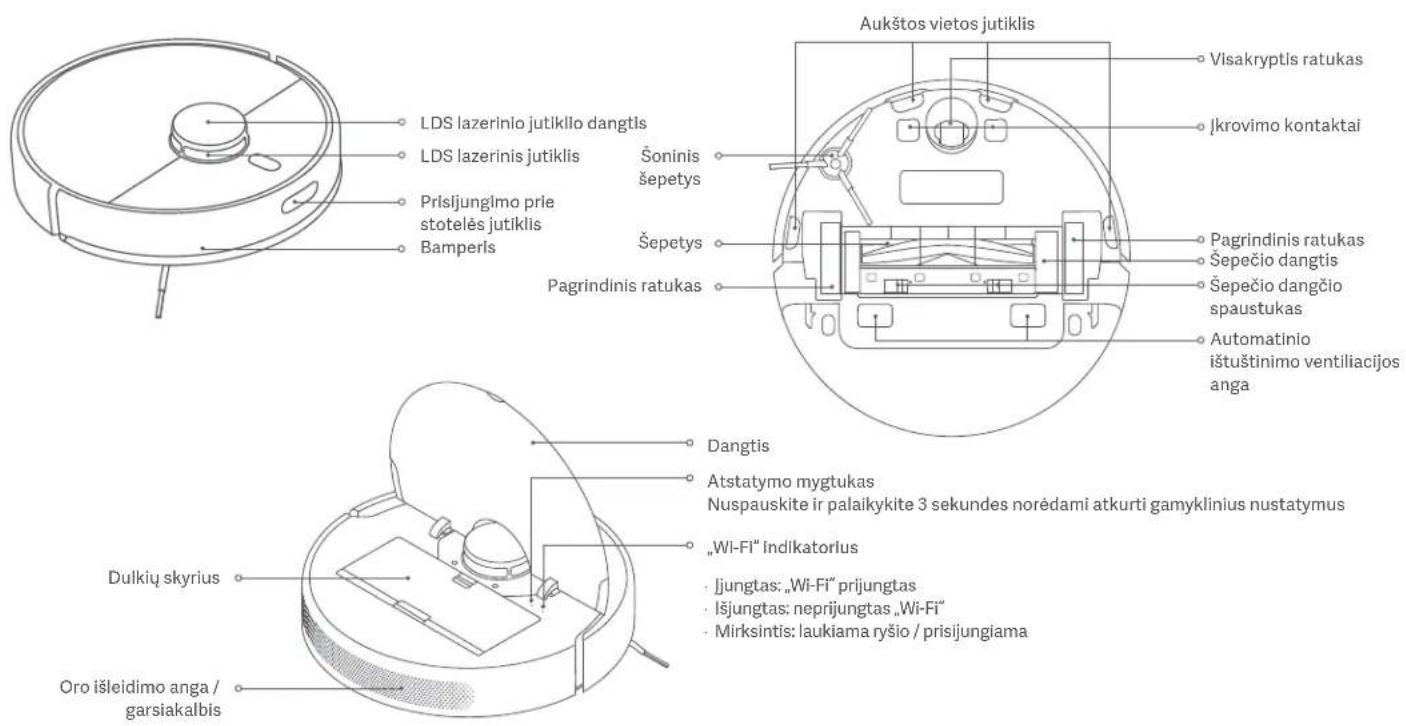 Xiaomi Robot Vacuum X10 - Dulkių siurblys-robotas - 2