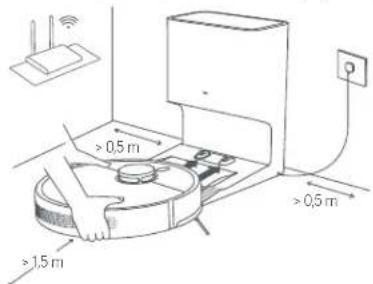 Xiaomi Robot Vacuum X10 - Umístění robotického vysavače - 1