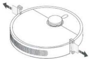 Xiaomi Robot Vacuum X10 - Zdejmowanie oston ochronnych - 1