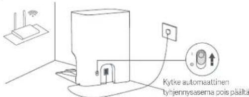 Xiaomi Robot Vacuum X10 - Liittäminen sähköpistorasiaan - 1