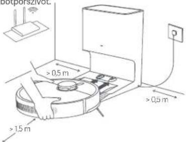 Xiaomi Robot Vacuum X10 - A robotporszívó elhelyezése - 1