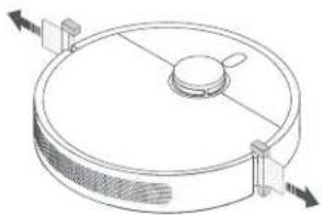 Xiaomi Robot Vacuum X10 - Beschermkappen verwijderen - 1