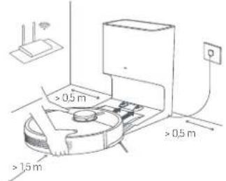 Xiaomi Robot Vacuum X10 - Aşezarea aspiratorului robotic - 1