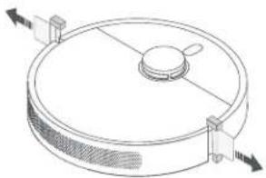 Xiaomi Robot Vacuum X10 - Schutzabdeckung abnehmen - 1