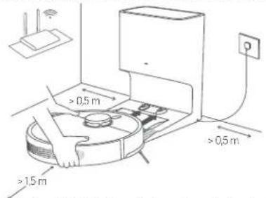 Xiaomi Robot Vacuum X10 - Posizionare l'aspirapolvere robot - 1