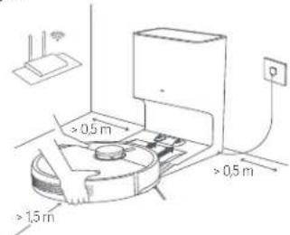 Xiaomi Robot Vacuum X10 - Placera robotdammsugaren - 1