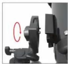 CELESTRON Travel Scope 22035 - ATTACHING THE TELESCOPE TUBE TO THE TRIPOD - 3