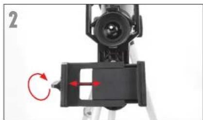 CELESTRON Travel Scope 22035 - USING THE SMARTPHONE ADAPTER - 3