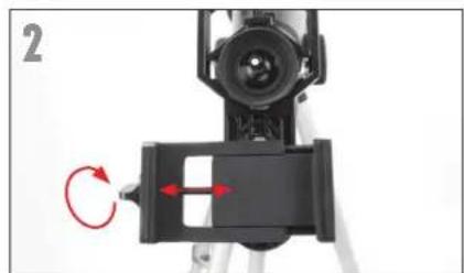 CELESTRON Travel Scope 22035 - USO DEL ADAPTADOR DE TELÉFONO - 2