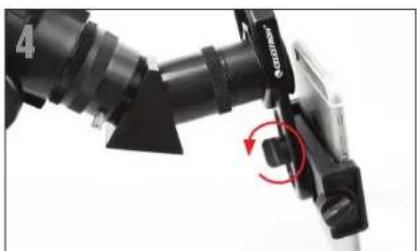CELESTRON Travel Scope 22035 - USO DEL ADAPTADOR DE TELÉFONO - 4
