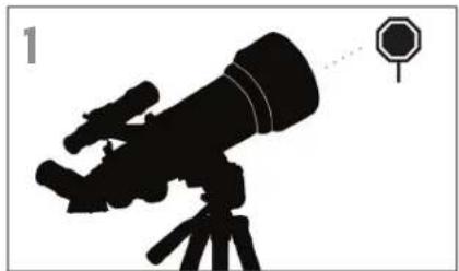 CELESTRON Travel Scope 22035 - INSTALLATION DES SUCHERFERNROHRS (NUR TRAVEL SCOPE 70) - 1