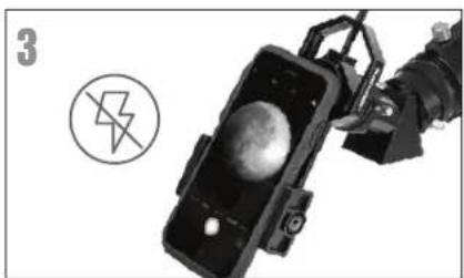 CELESTRON Travel Scope 22035 - USING THE SMARTPHONE ADAPTER - 4