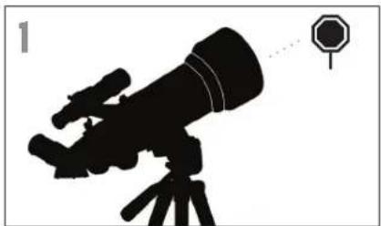 CELESTRON Travel Scope 22035 - ALIGNING THE FINDERSCOPE - 3