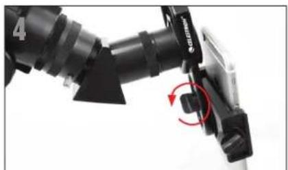 CELESTRON Travel Scope 22035 - USING THE SMARTPHONE ADAPTER - 5
