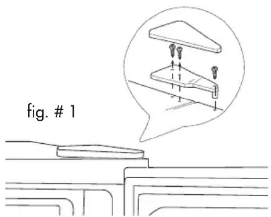 THOMSON TFR834-COM - Freezer Door: (see fig. #1) - 1